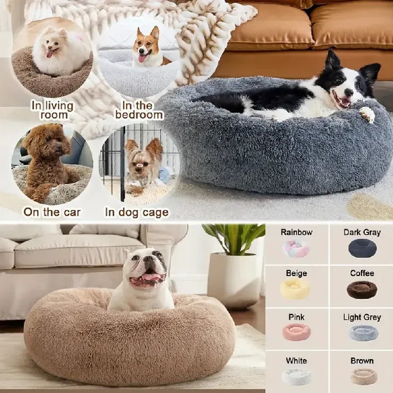 Lit Donut Apaisant pour Chien